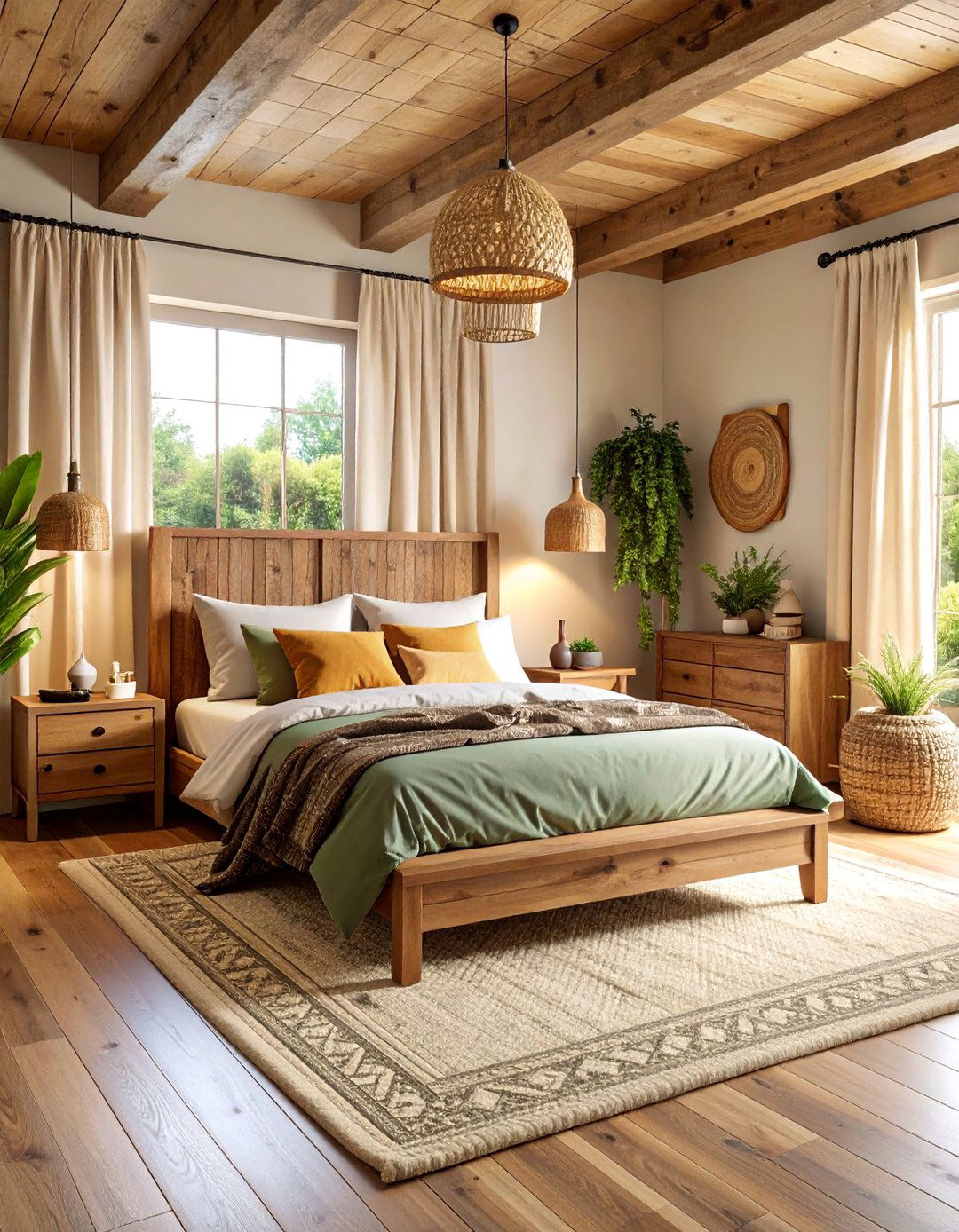 Contemporary Rustic Bedroom - 25 Bedroom Decor Ideas