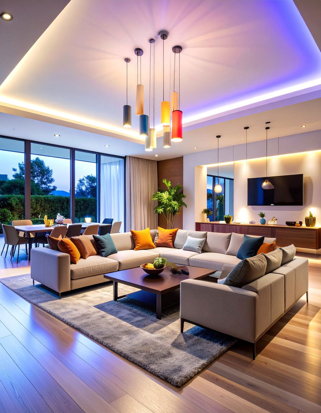 Contemporary Smart Lighting Showcase - 25 Contemporary Interior Design Style Ideas