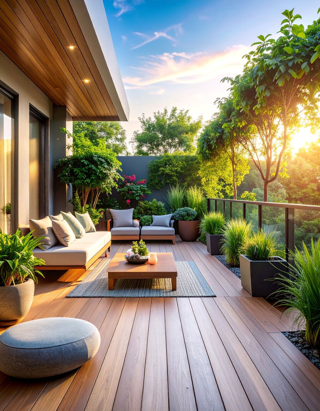 Contemporary Spa Wellness Center - 25 Second Story Balcony Ideas