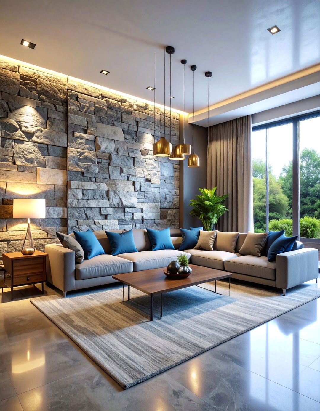 Contemporary Textural Layering Design - 25 Contemporary Interior Design Style Ideas