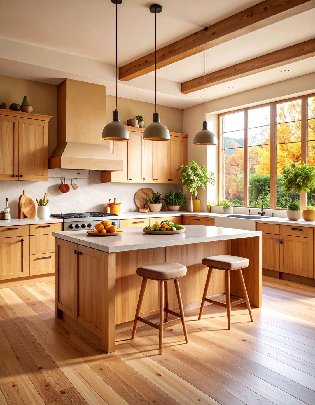 Contemporary Tuscan Kitchen with Clean Lines - 25 Tuscan Kitchen Design Ideas
