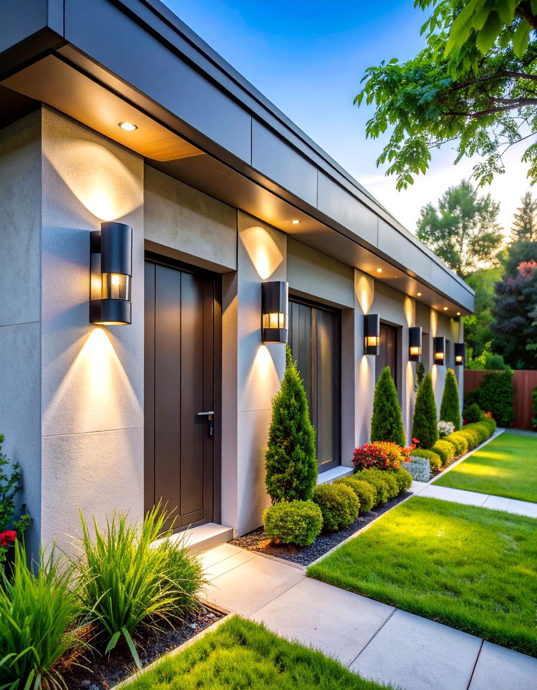Contemporary Wall Sconce Outdoor Security and Accent Lighting - 25 Outdoor Lighting Ideas