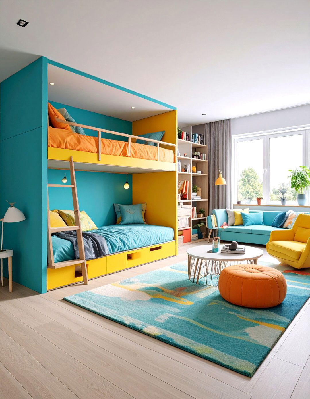Convertible Murphy Bed Living Room - 25 Small Apartment Ideas for Guys