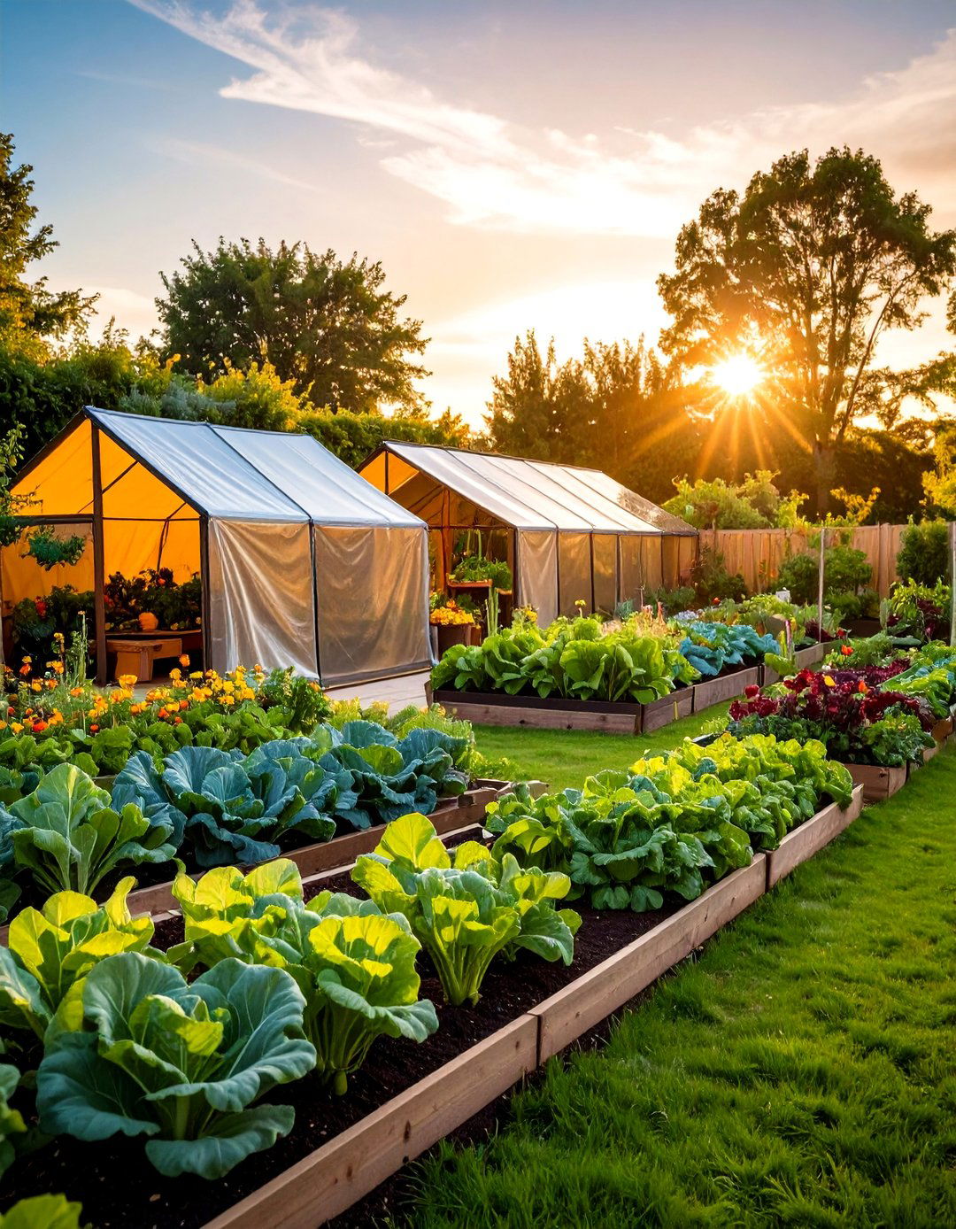 Cool Season Vegetable Garden with Extended Harvest - 25 Fall Garden Ideas
