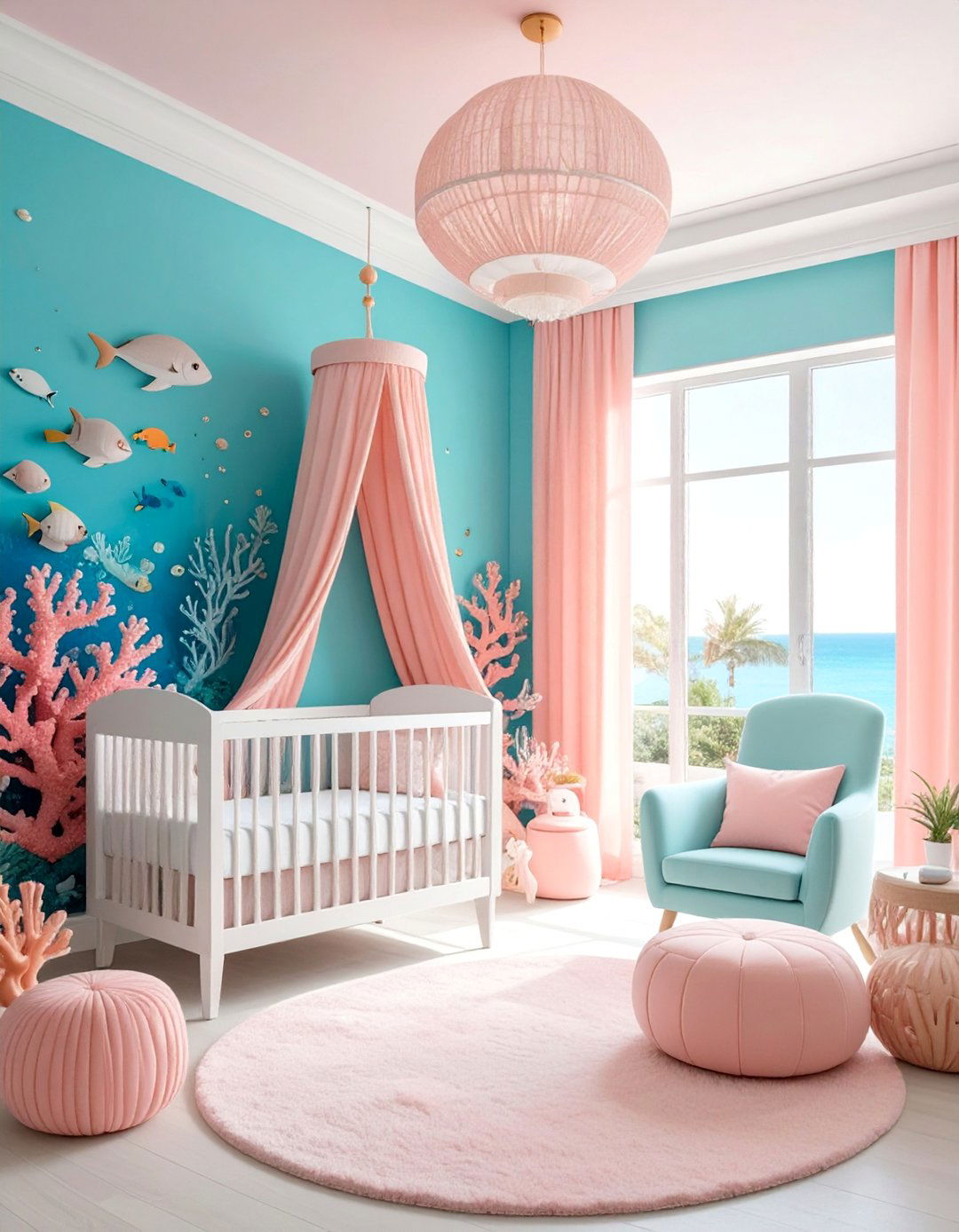 Coral Reef Underwater Paradise - 25 Nautical Nursery Ideas