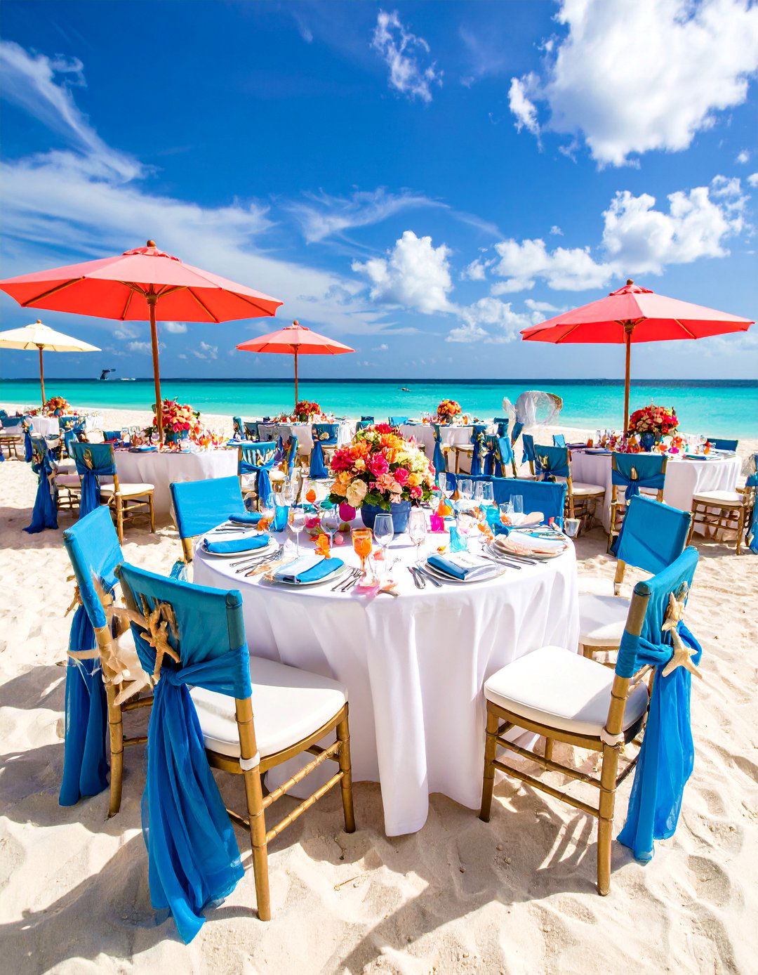 Coral and Turquoise Beach Wedding with Ocean Inspired Colors - 25 Beach Wedding Ideas