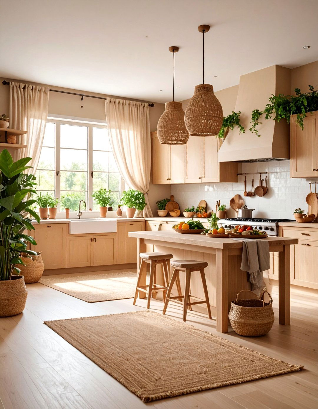 Cork and Natural Fiber Kitchen Design - 25 Natural Kitchen Design Ideas