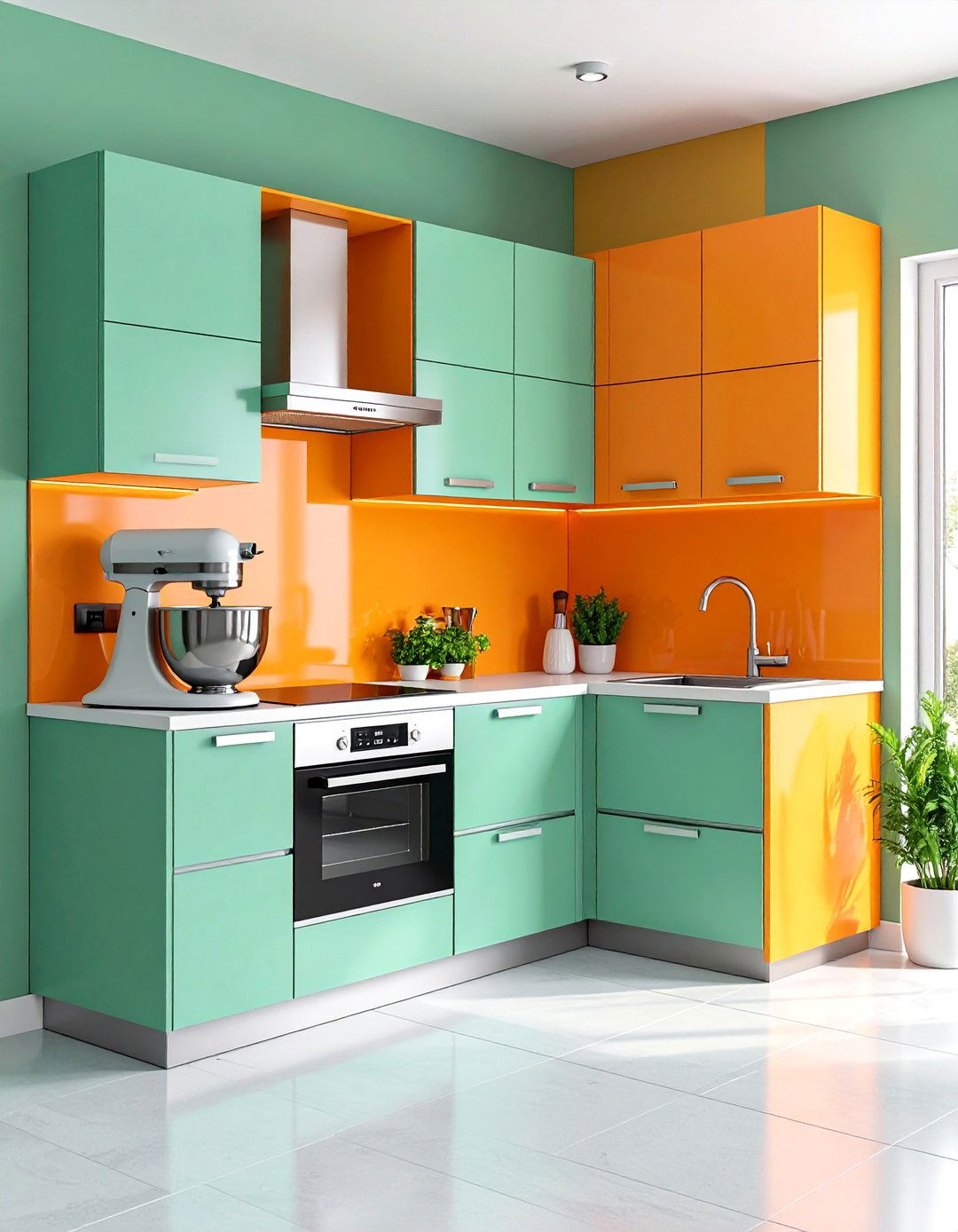 Corner Appliance Lift with Hydraulic Mechanism - 25 Kitchen Corner Ideas