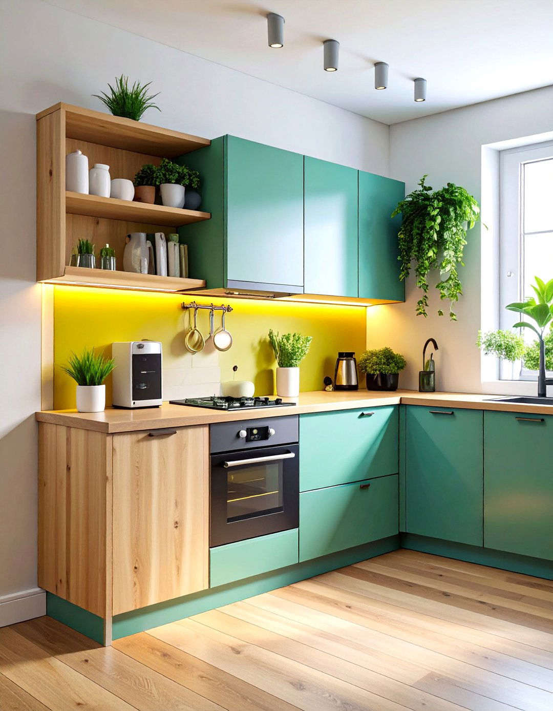 Corner Charging Station with Device Management - 25 Kitchen Corner Ideas