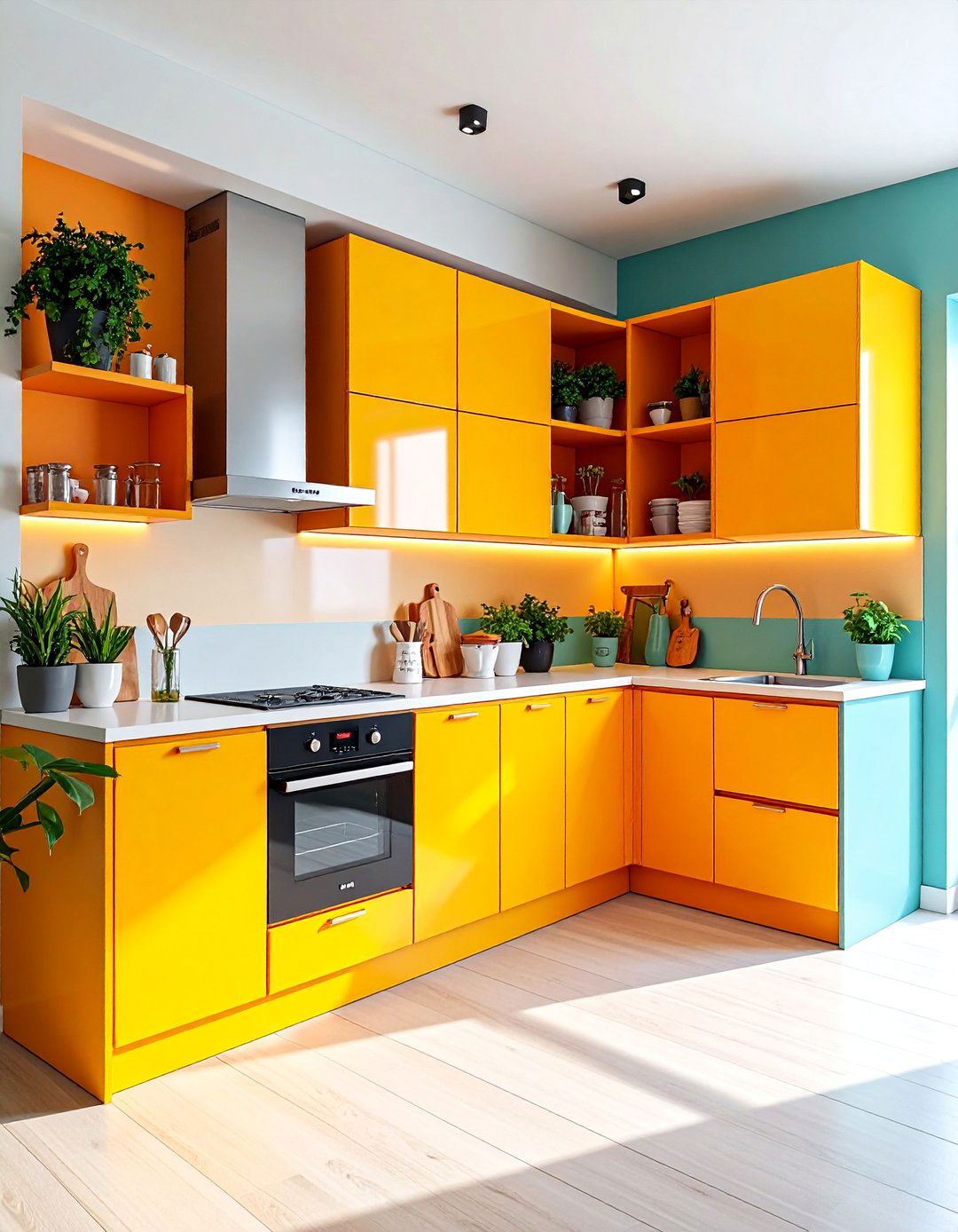 Corner Floor to Ceiling Pantry Solution - 25 Floor to Ceiling Cabinets Ideas
