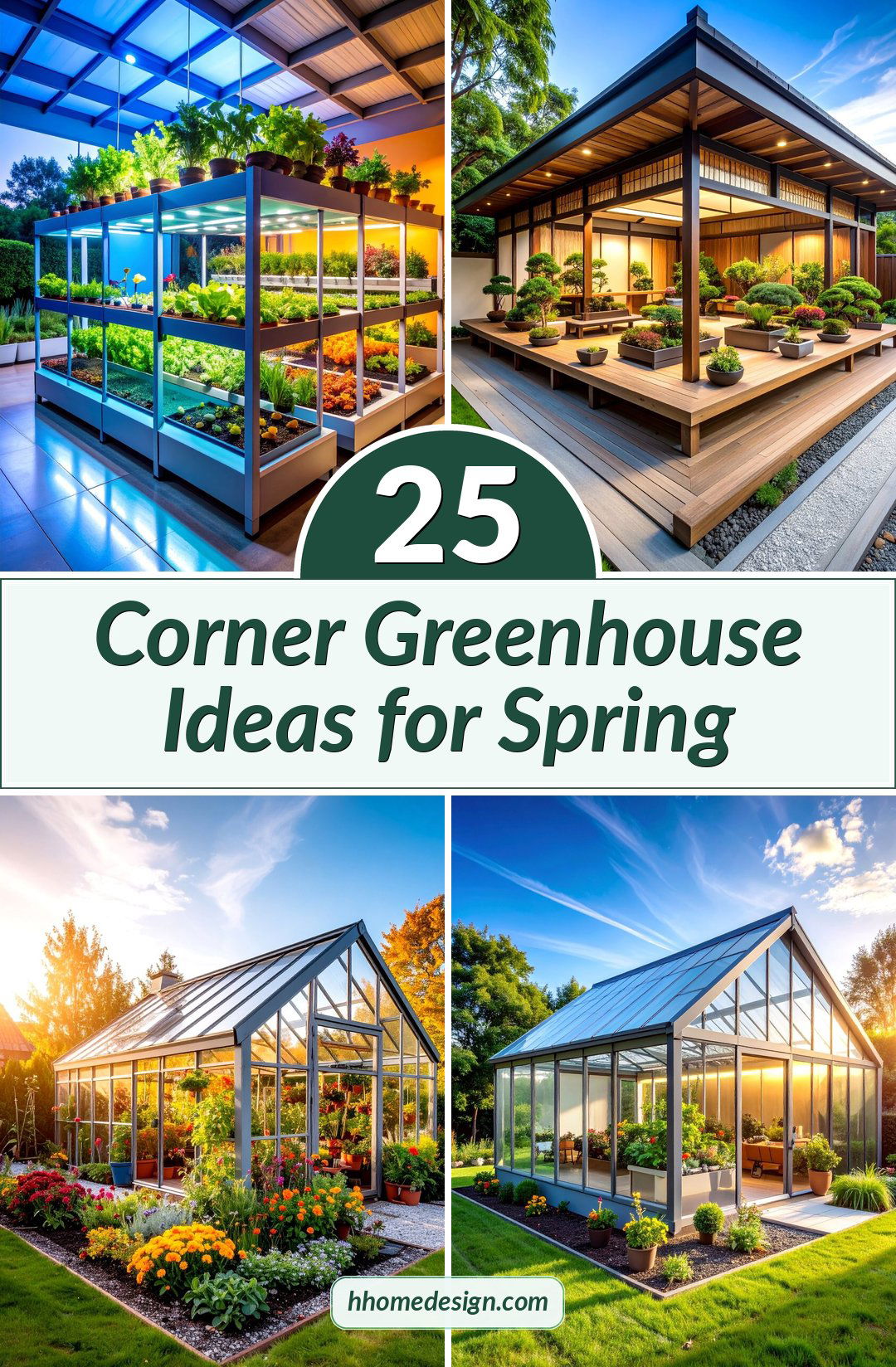 25 Corner Greenhouse Ideas for Spring