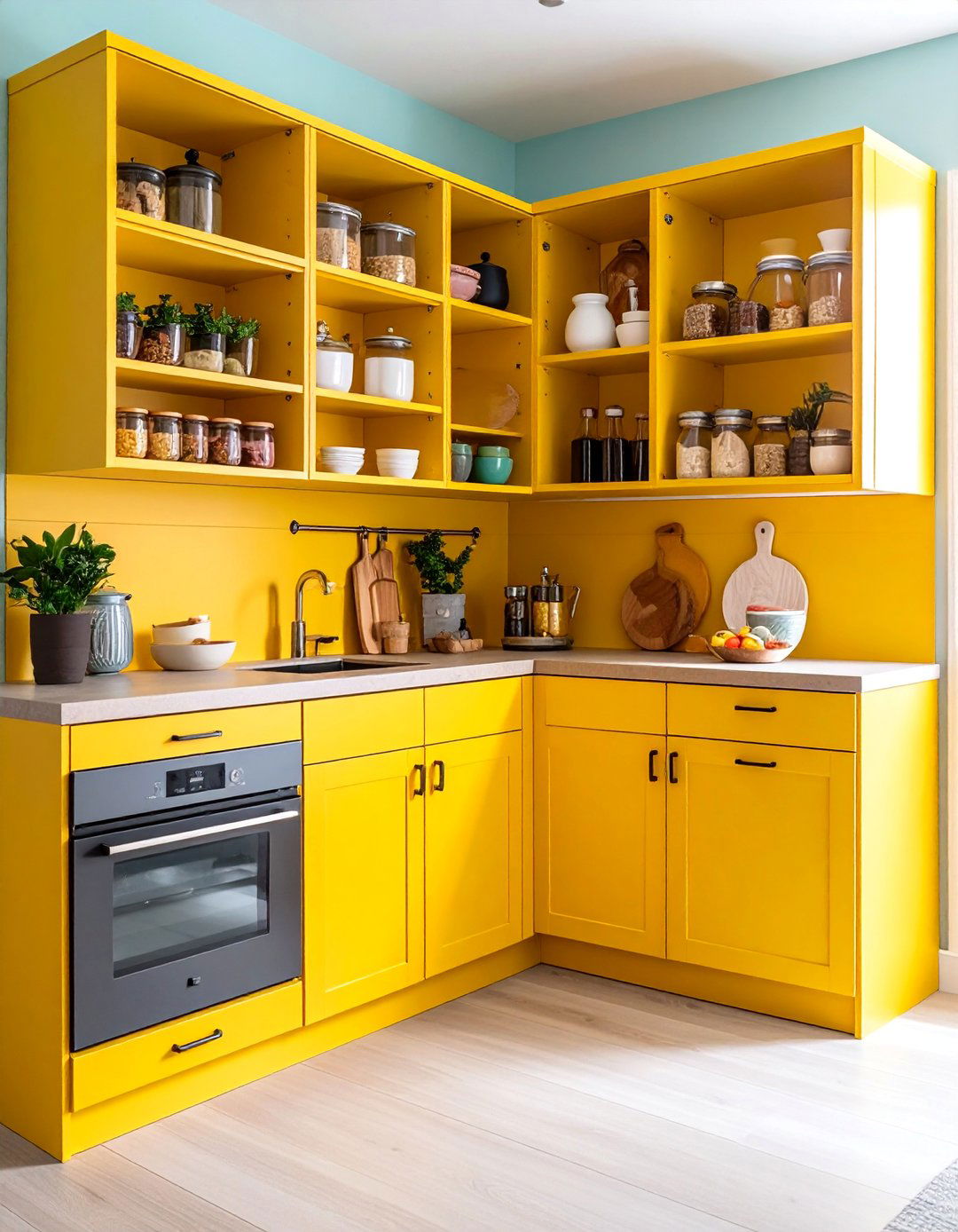Corner Pantry with Rotating Carousel Shelving - 25 Walk in Pantry Ideas