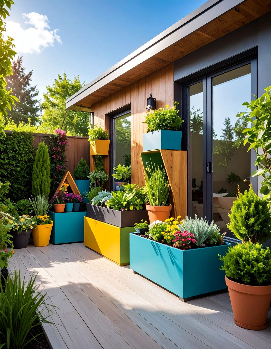 Corner Pocket Garden Maximization - 25 Patio Small Garden Ideas