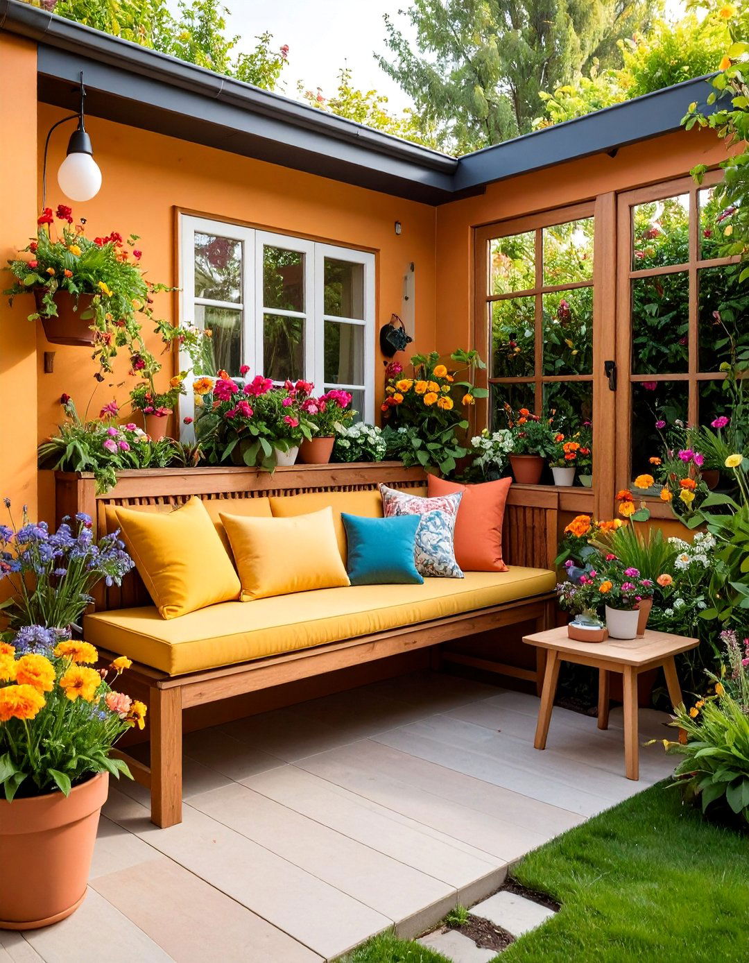 Corner Reading Alcove Garden Nook - 25 Garden Nook Ideas
