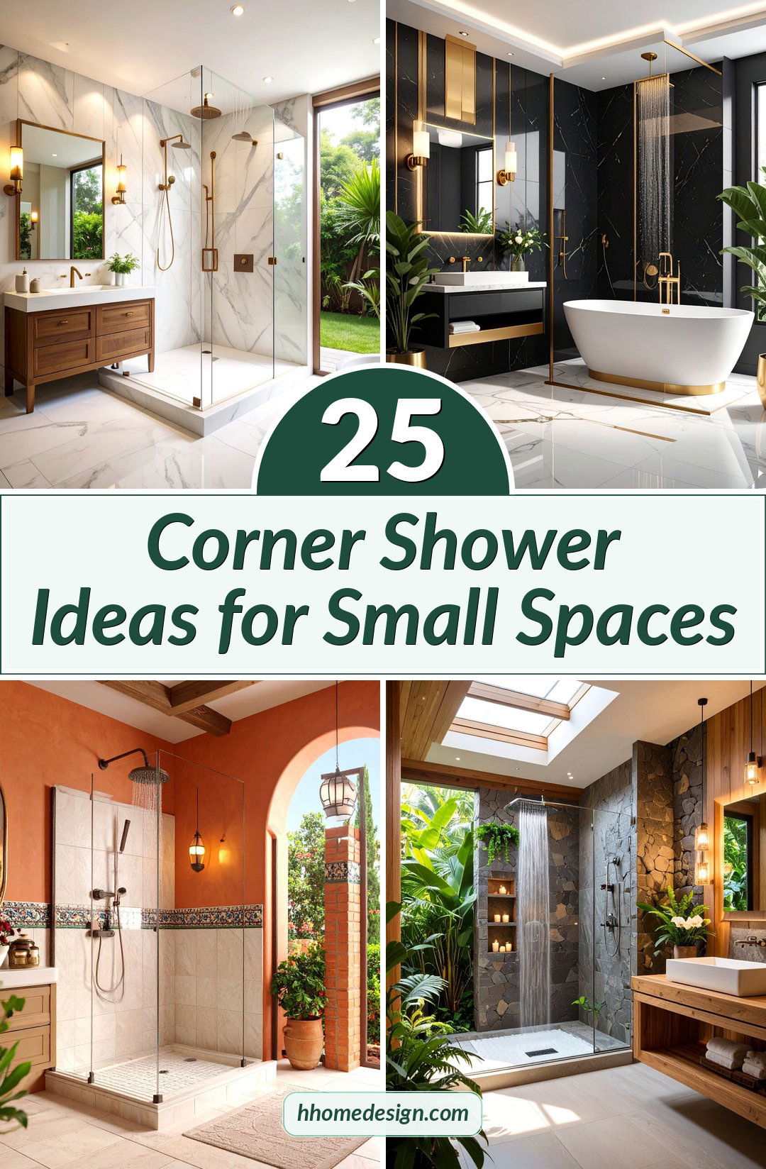 25 Corner Shower Ideas for Small Spaces