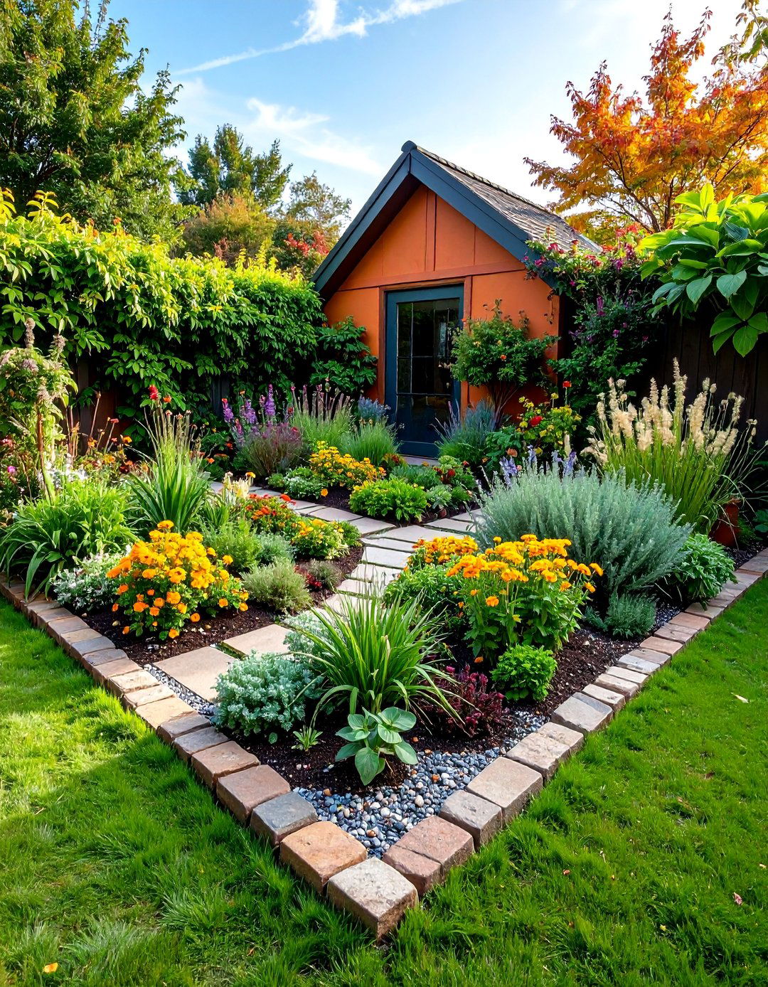 Corner Triangular Herb Garden Design - 25 Herb Garden Ideas