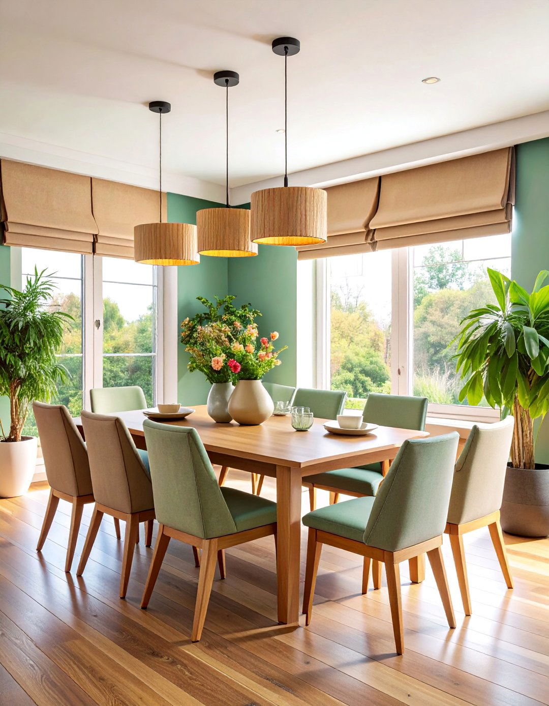 Cornice Boards with Upholstered Fabric Covering - 25 Dining Room Window Treatments