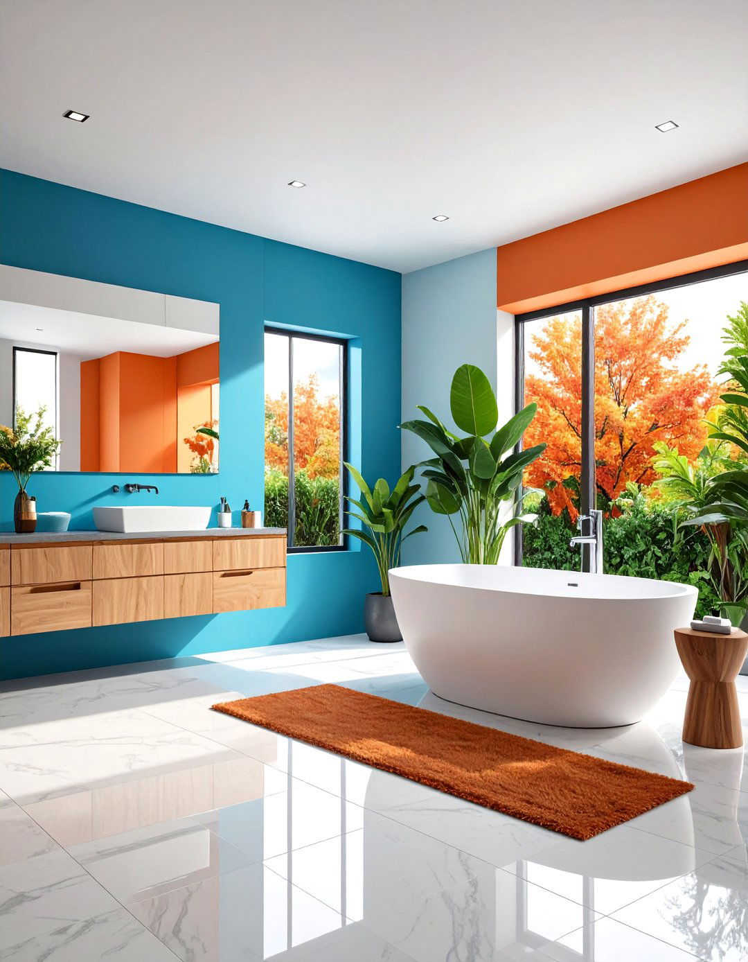 Corporate Brand Aligned Office Bathroom - 25 Office Bathroom Ideas