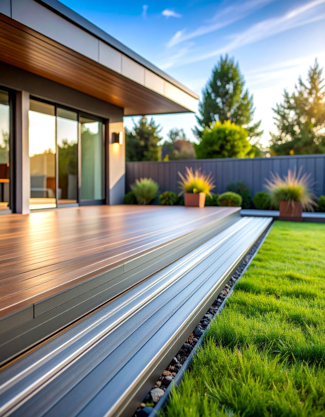 Corrugated Metal Industrial Style - 25 Deck Skirting Ideas