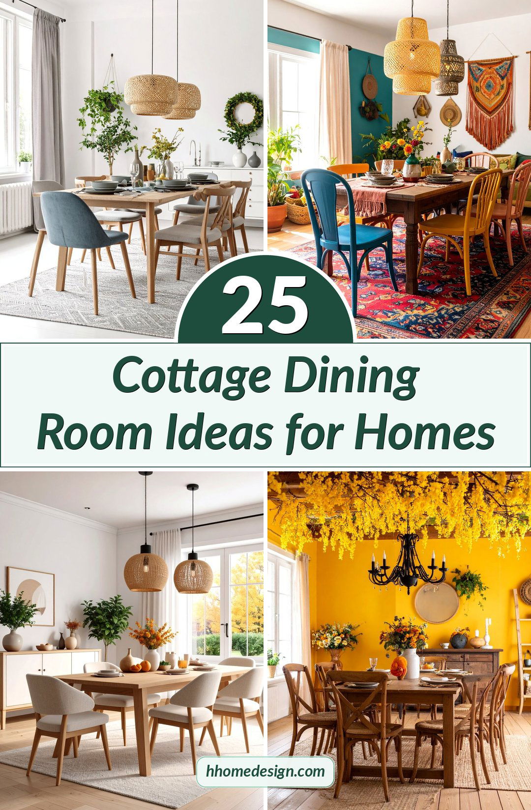 25 Cottage Dining Room Ideas for Homes