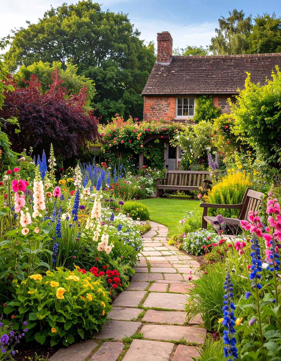 Cottage Garden Bohemian Fusion - 25 Boho Garden Ideas