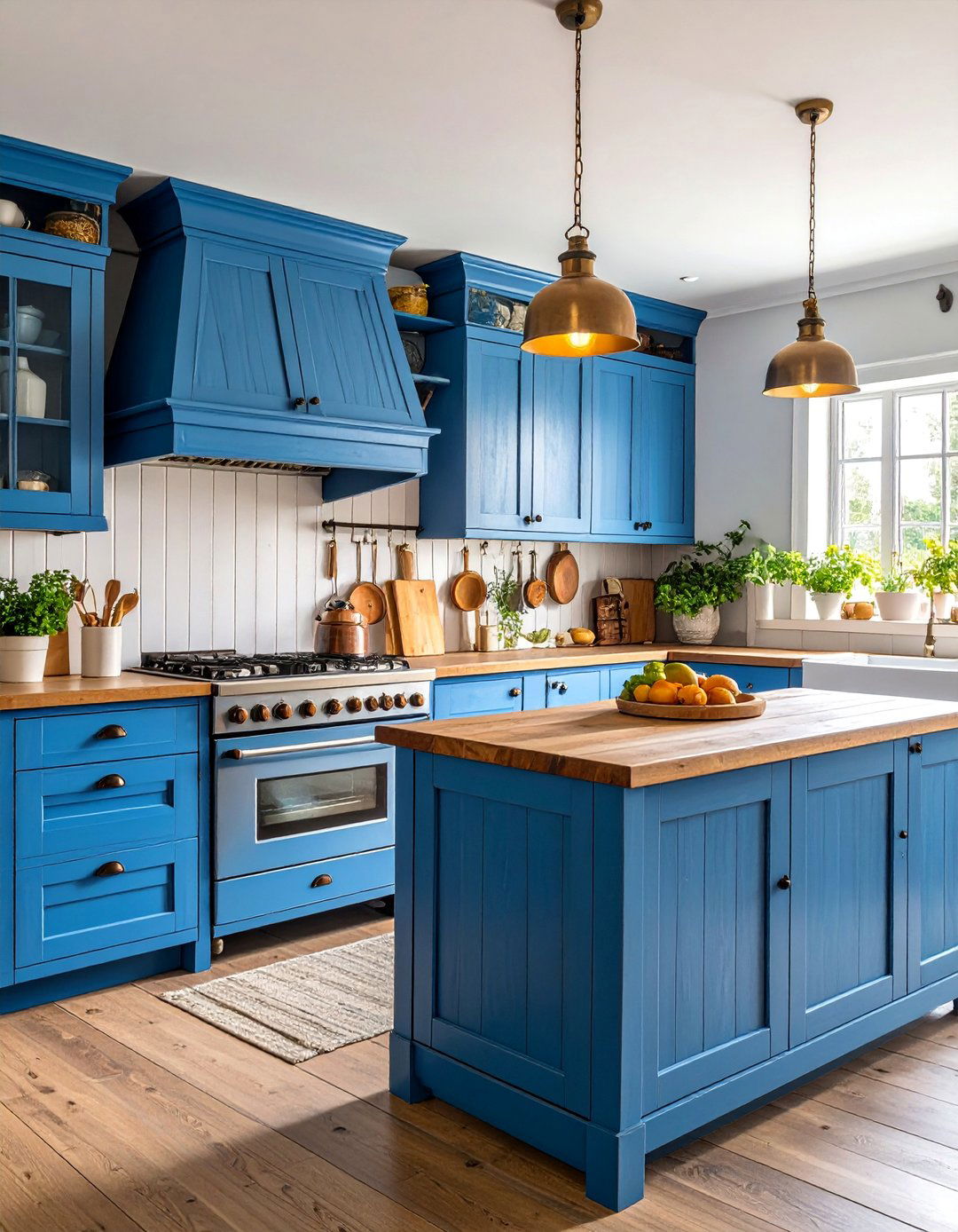 Cottage Kitchen with Weathered Paint Finishes and Antique Accents - 25 Cottage Kitchen Ideas