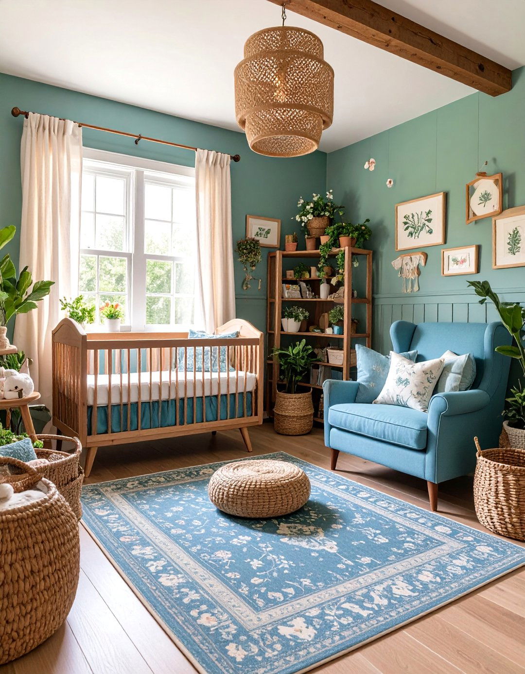 Cottagecore Woodland Sanctuary - 25 Boho Nursery Ideas
