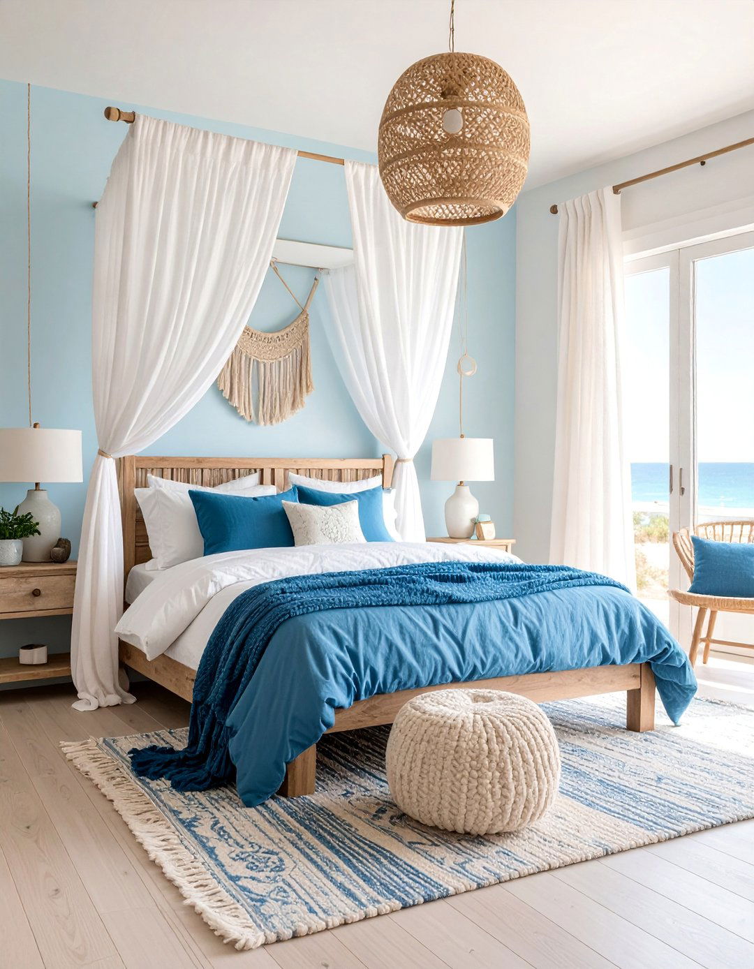 Cotton Balls Coastal Bedroom with Nautical Elements - 25 Off-white Paint Colors for Room