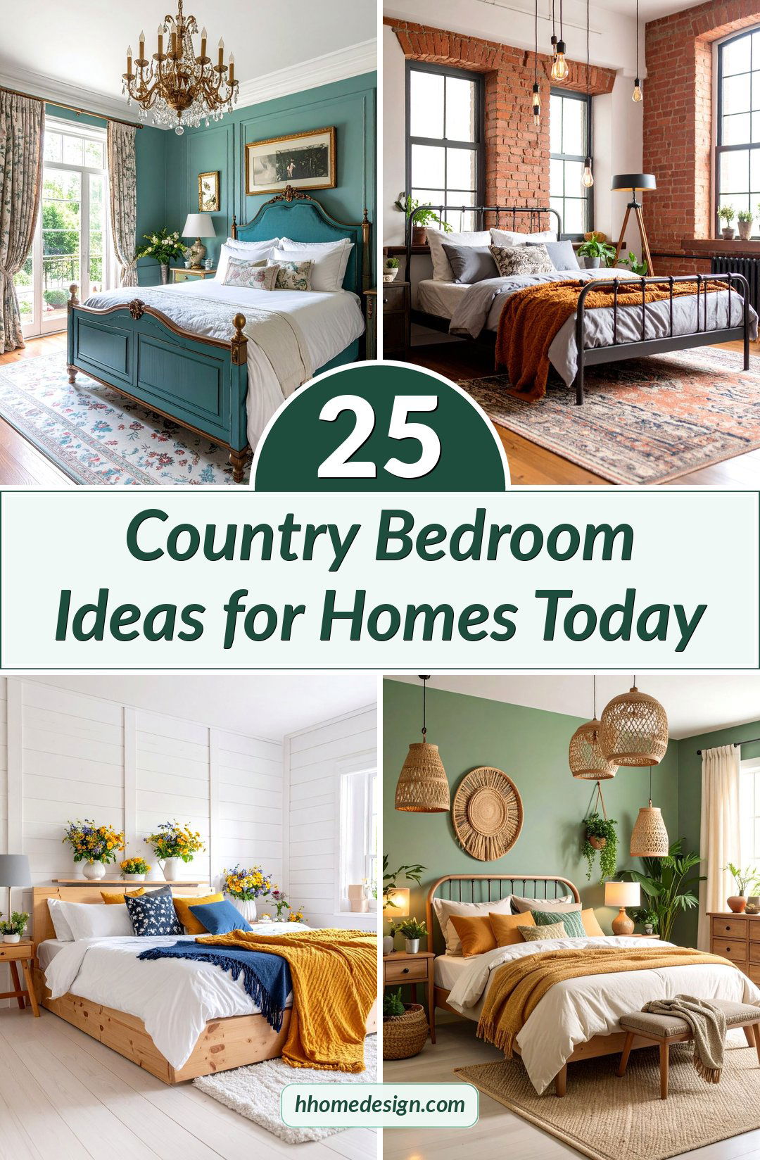 25 Country Bedroom Ideas for Homes Today