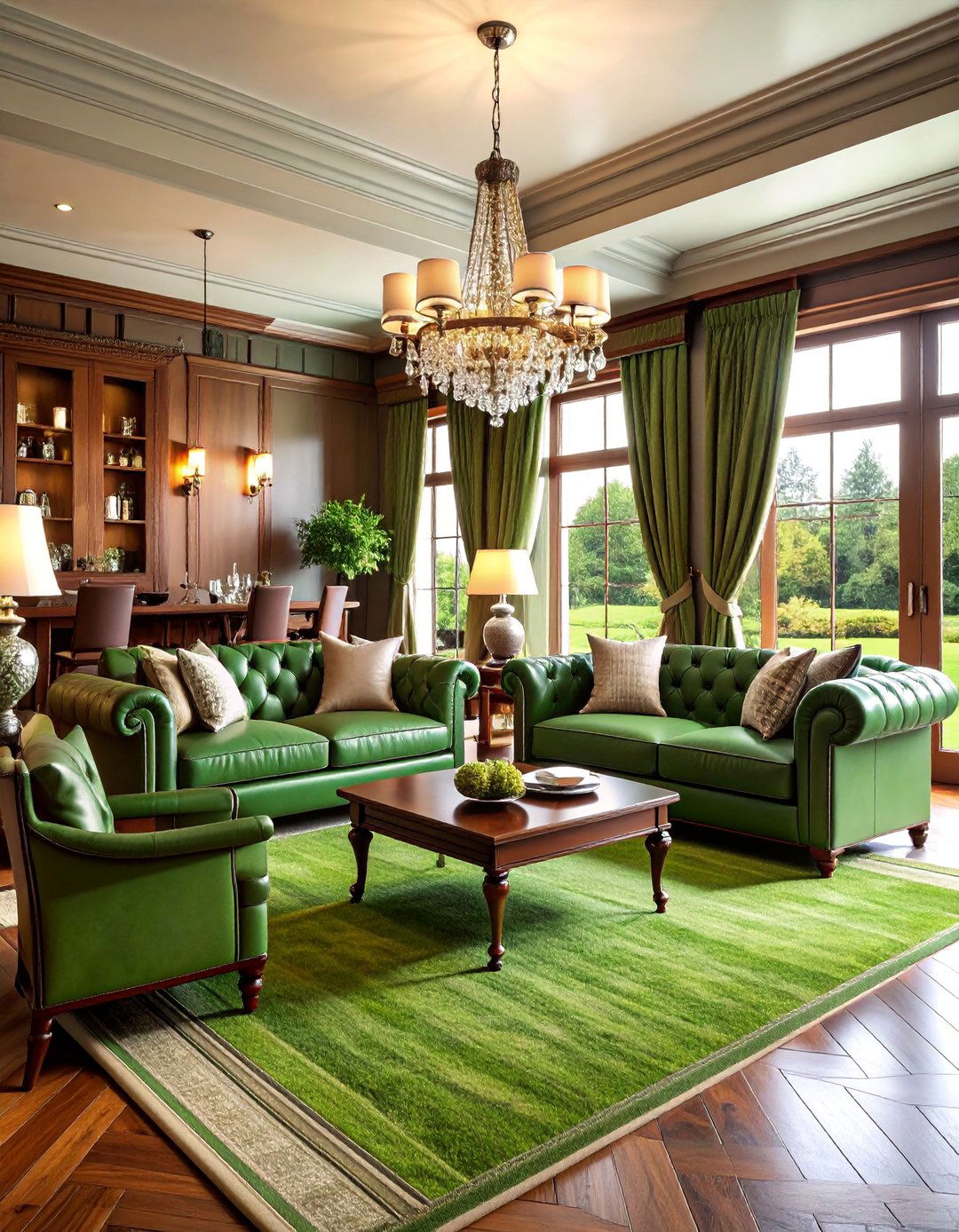 Country Club Living Room - 25 Preppy Living Room Ideas