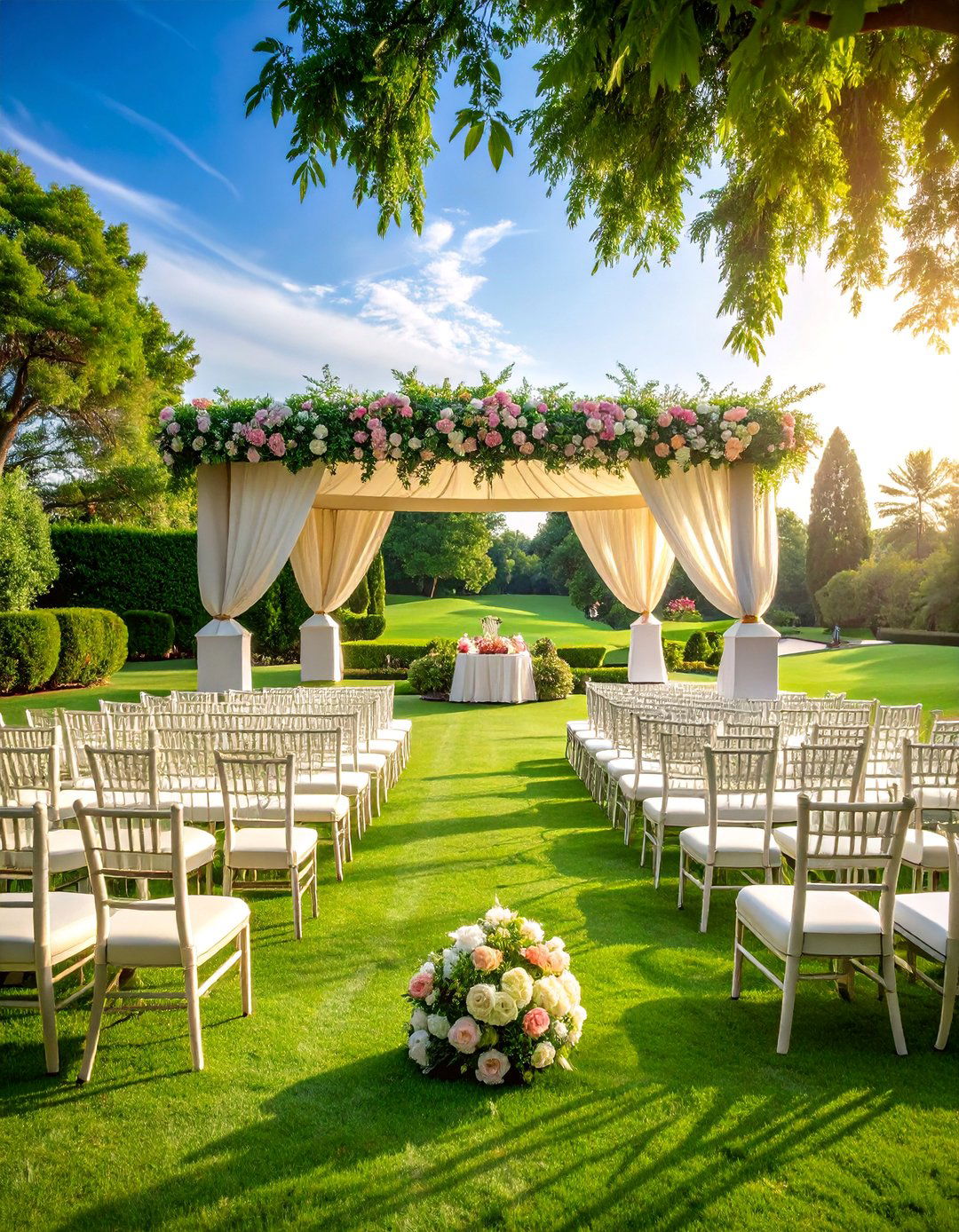 Country Club Wedding Ceremony with Classic Elegance - 25 Wedding Ceremony Ideas