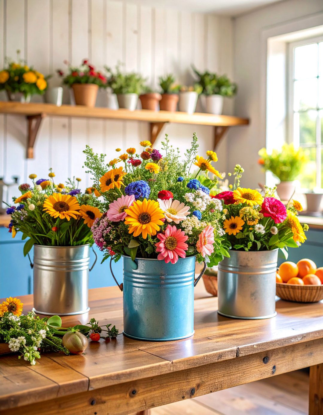 Country Farmhouse Centerpiece - 25 Flower Centerpiece Ideas