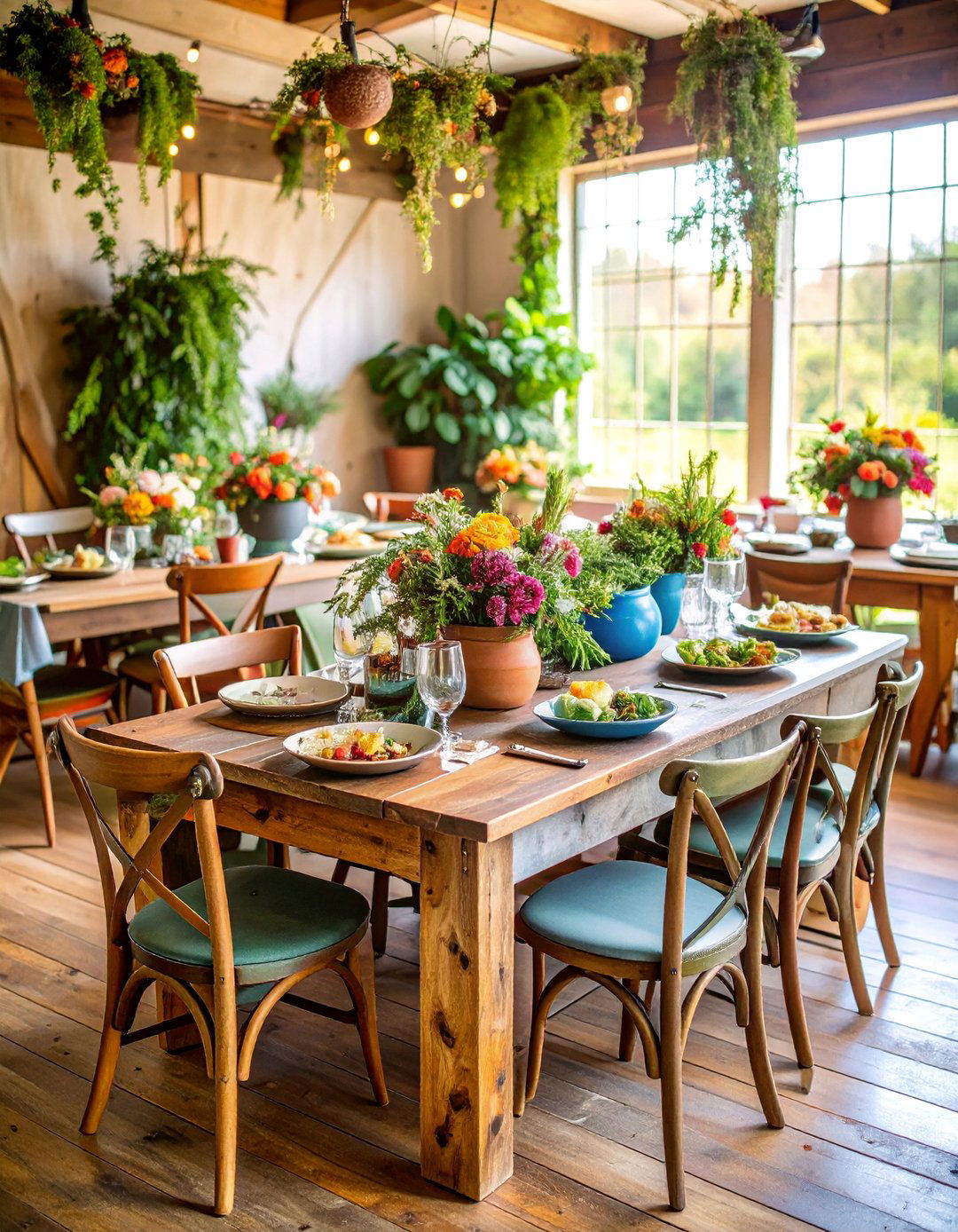 Country Kitchen Reception with Farm to Table Dining - 25 Western Wedding Ideas