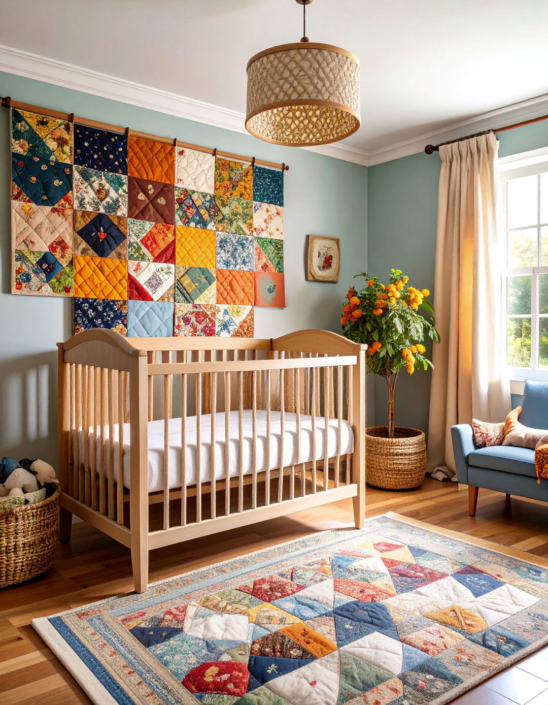 Country Quilt Theme Nursery - 25 Rustic Nursery Ideas