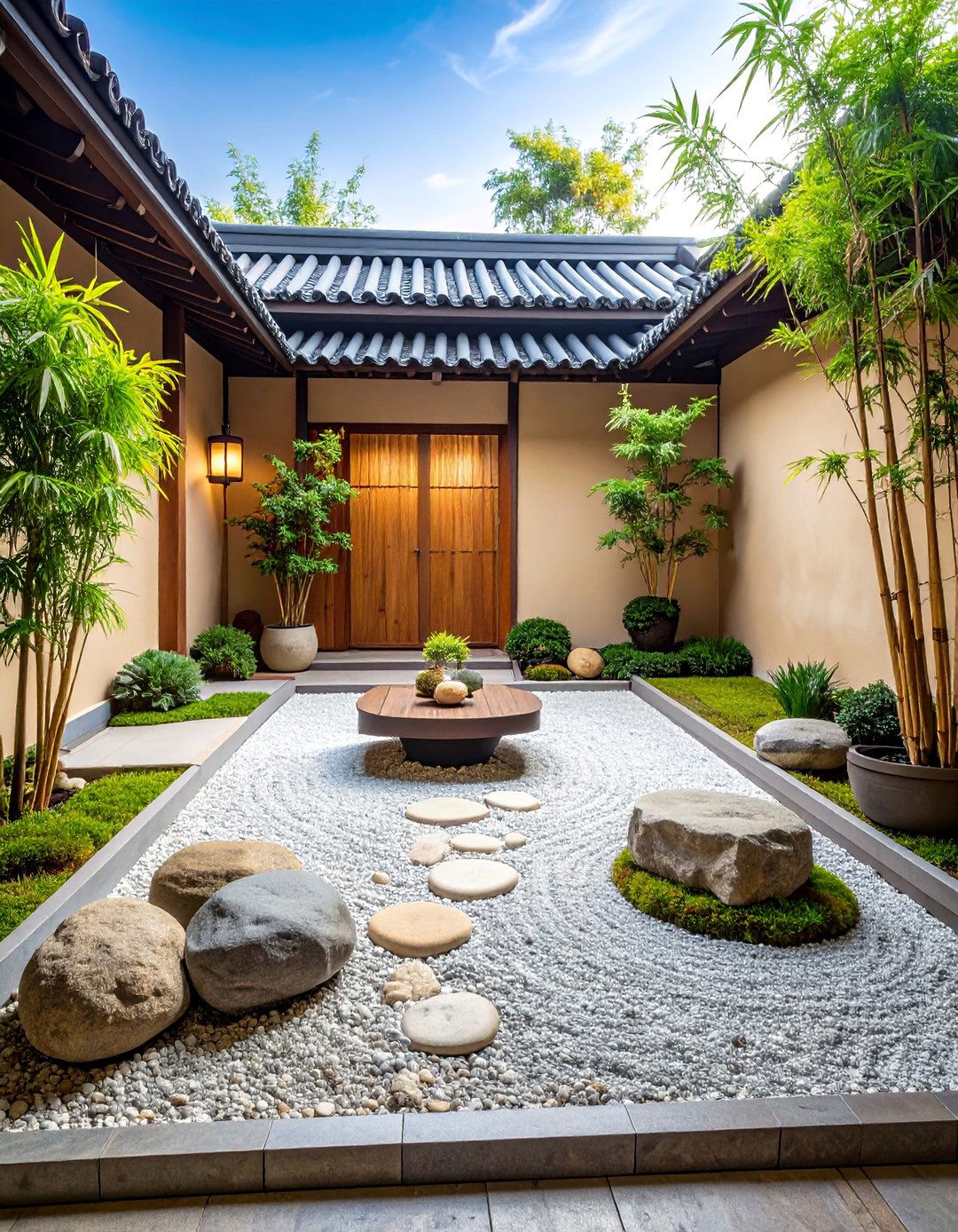 Courtyard Pocket Zen Garden - 25 Zen Garden Ideas