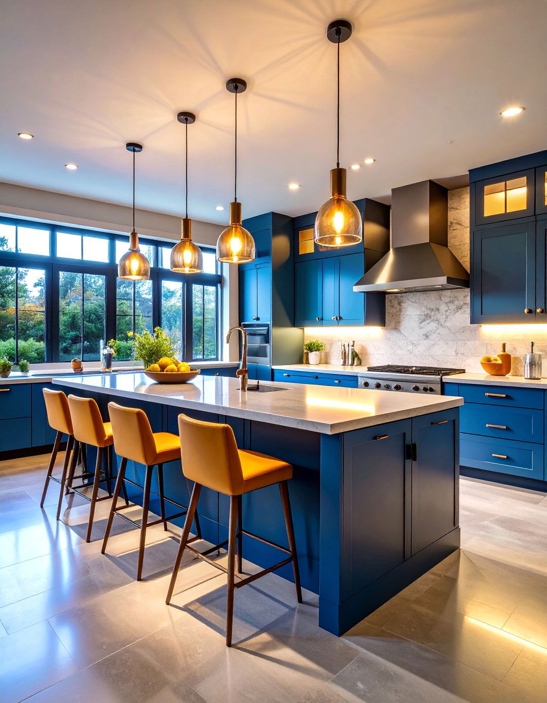 Cozy Kitchen Island with Integrated Breakfast Bar - 25 Cozy Kitchen Ideas