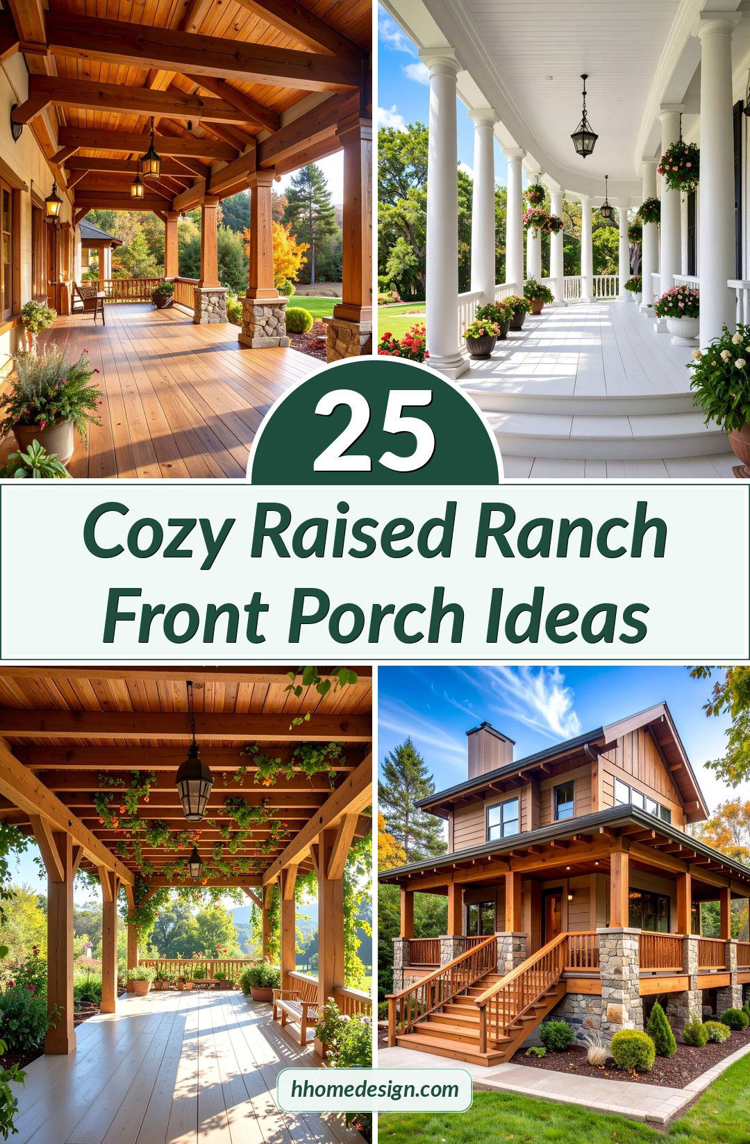 25 Cozy Raised Ranch Front Porch Ideas