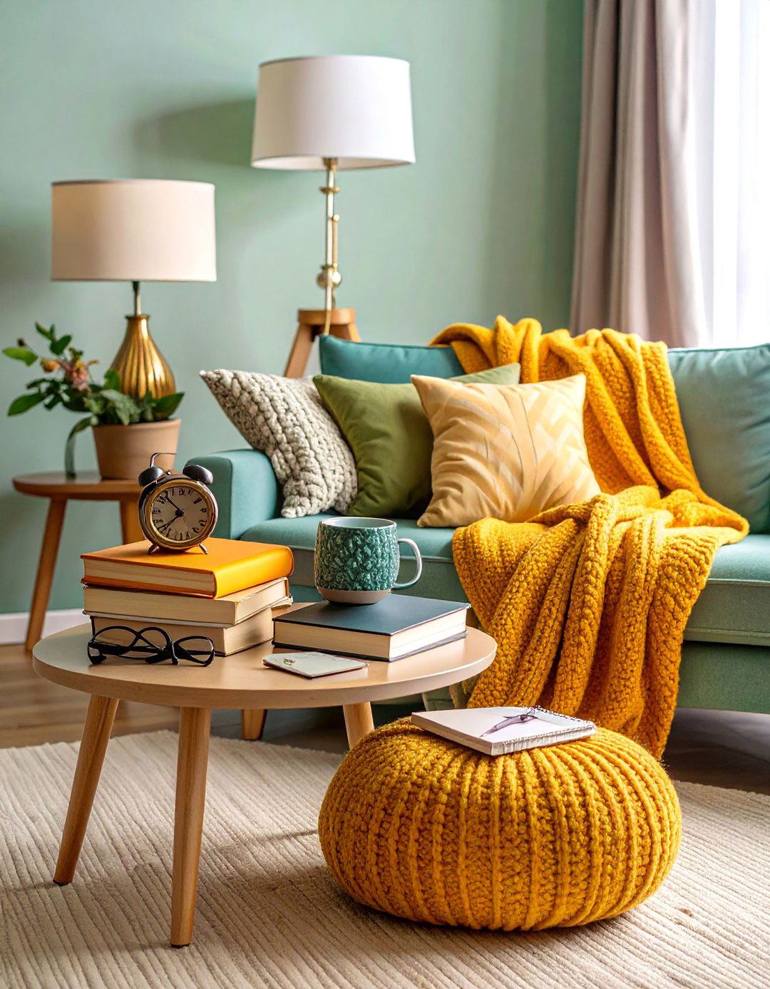 Cozy Reading Nook Setup - 25 Coffee Table Centerpiece Ideas