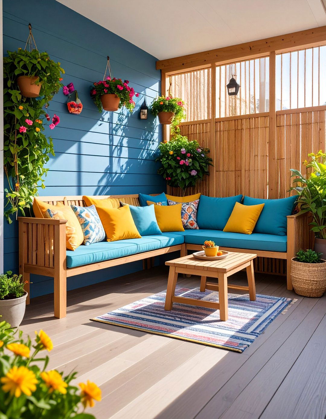 Cozy Reading Nook Townhouse Patio - 25 townhouse patio ideas