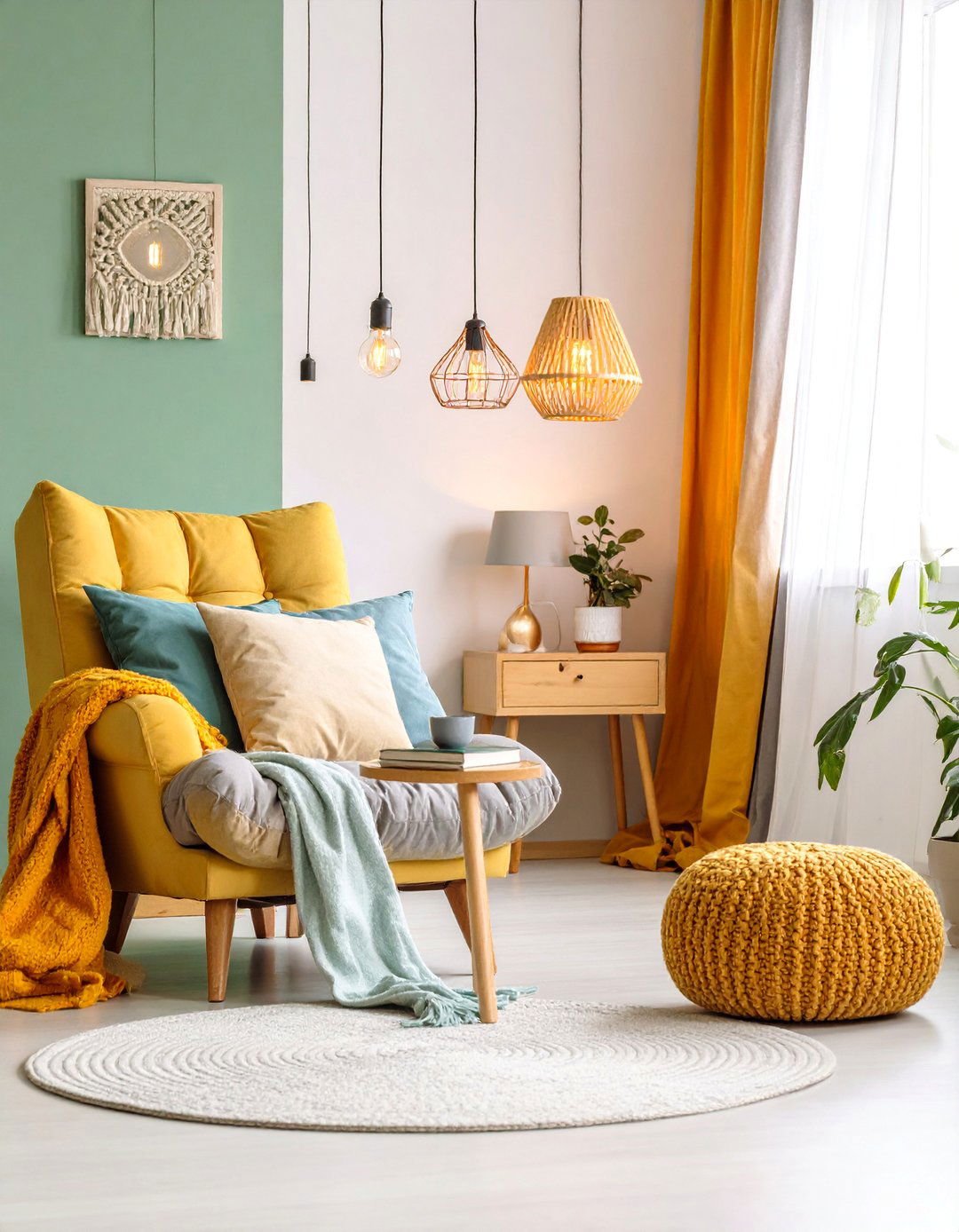 Cozy Reading Nook with Soft Lighting - 25 romantic bedroom ideas