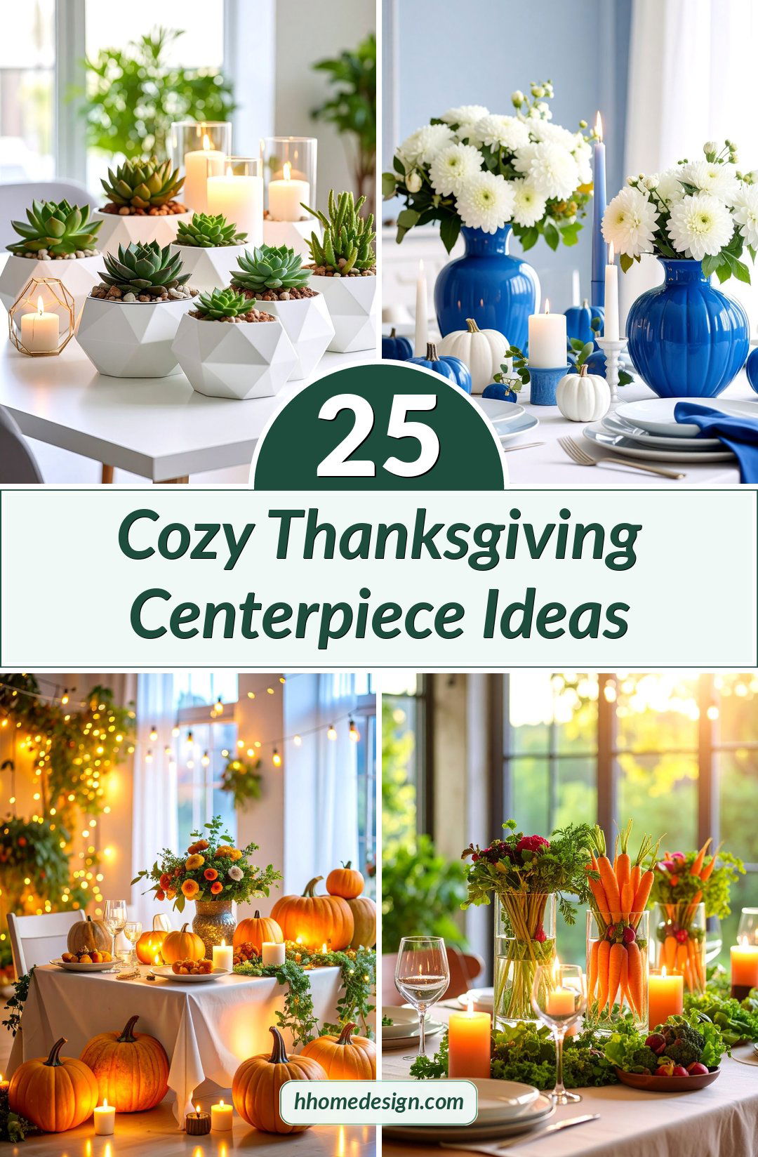 25 Cozy Thanksgiving Centerpiece Ideas