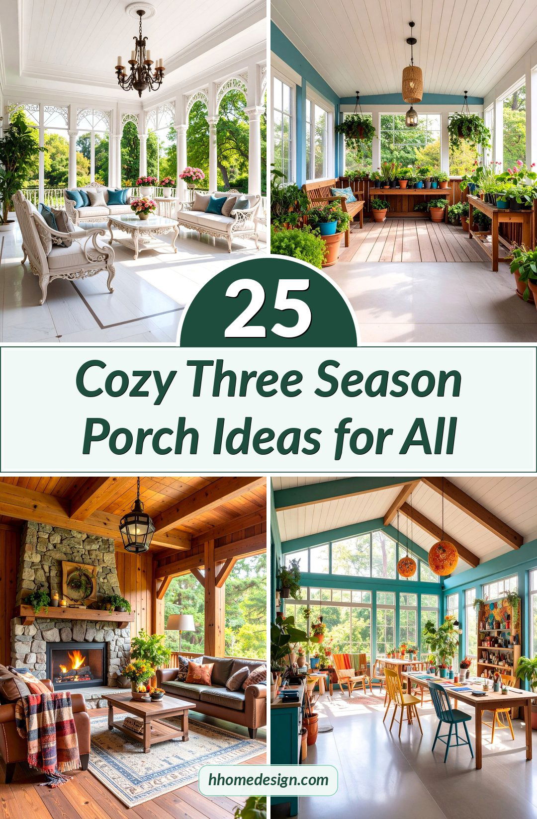25 Cozy Three Season Porch Ideas for All