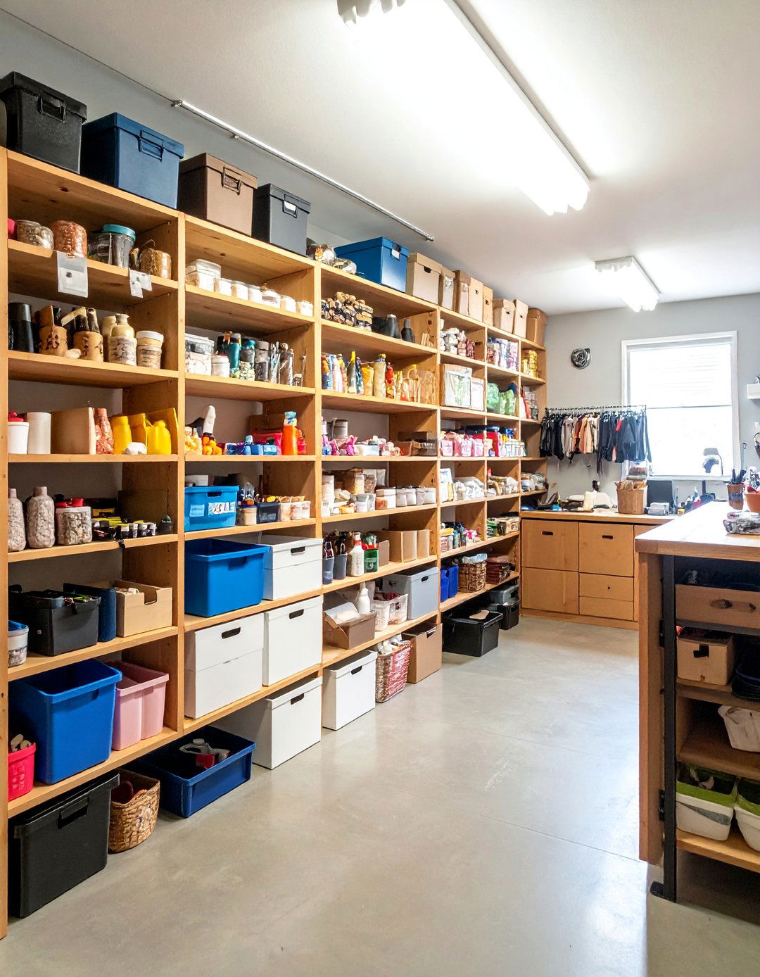 Craft and Hobby Supply Center - 25 Basement Storage Ideas