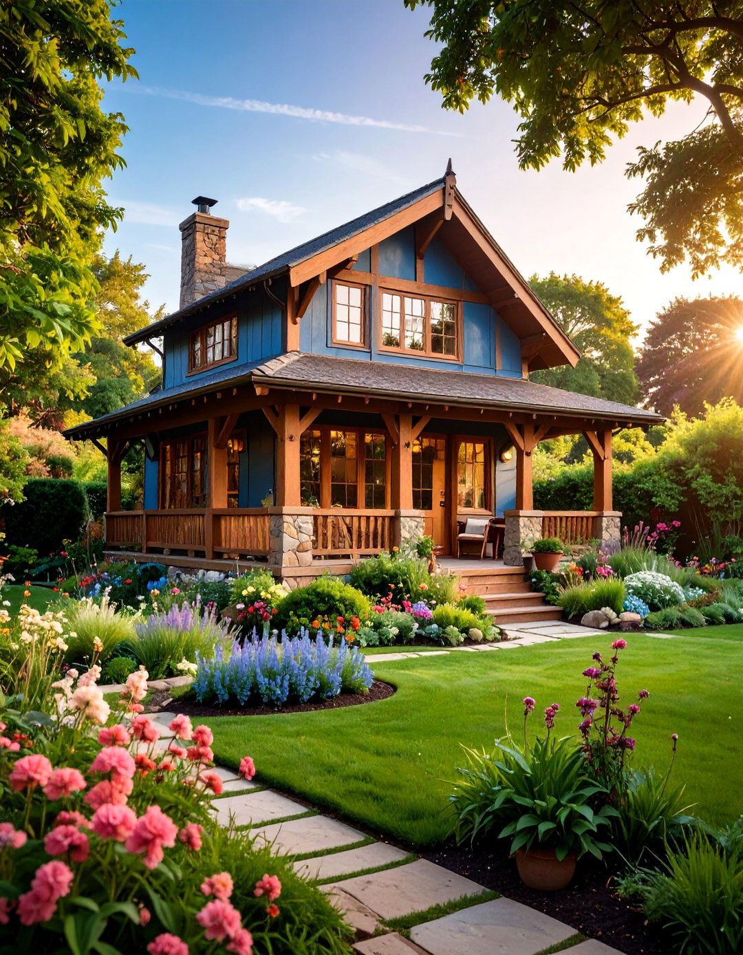 Craftsman Bungalow Garden House - 25 Greenhouse and Shed Combo Ideas