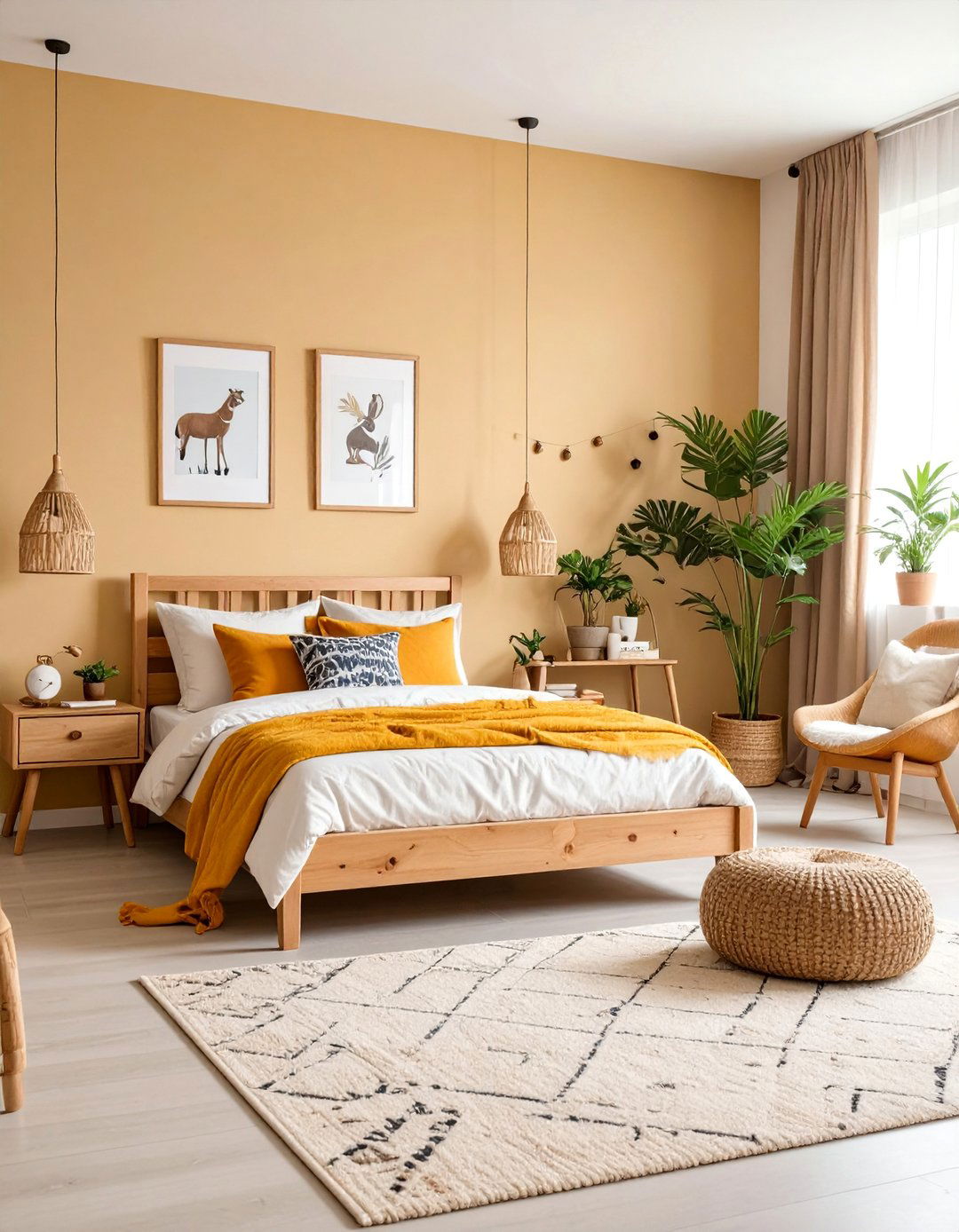 Cream Boys Bedroom with Safari Adventure Theme - 25 Boys Room Paint Ideas