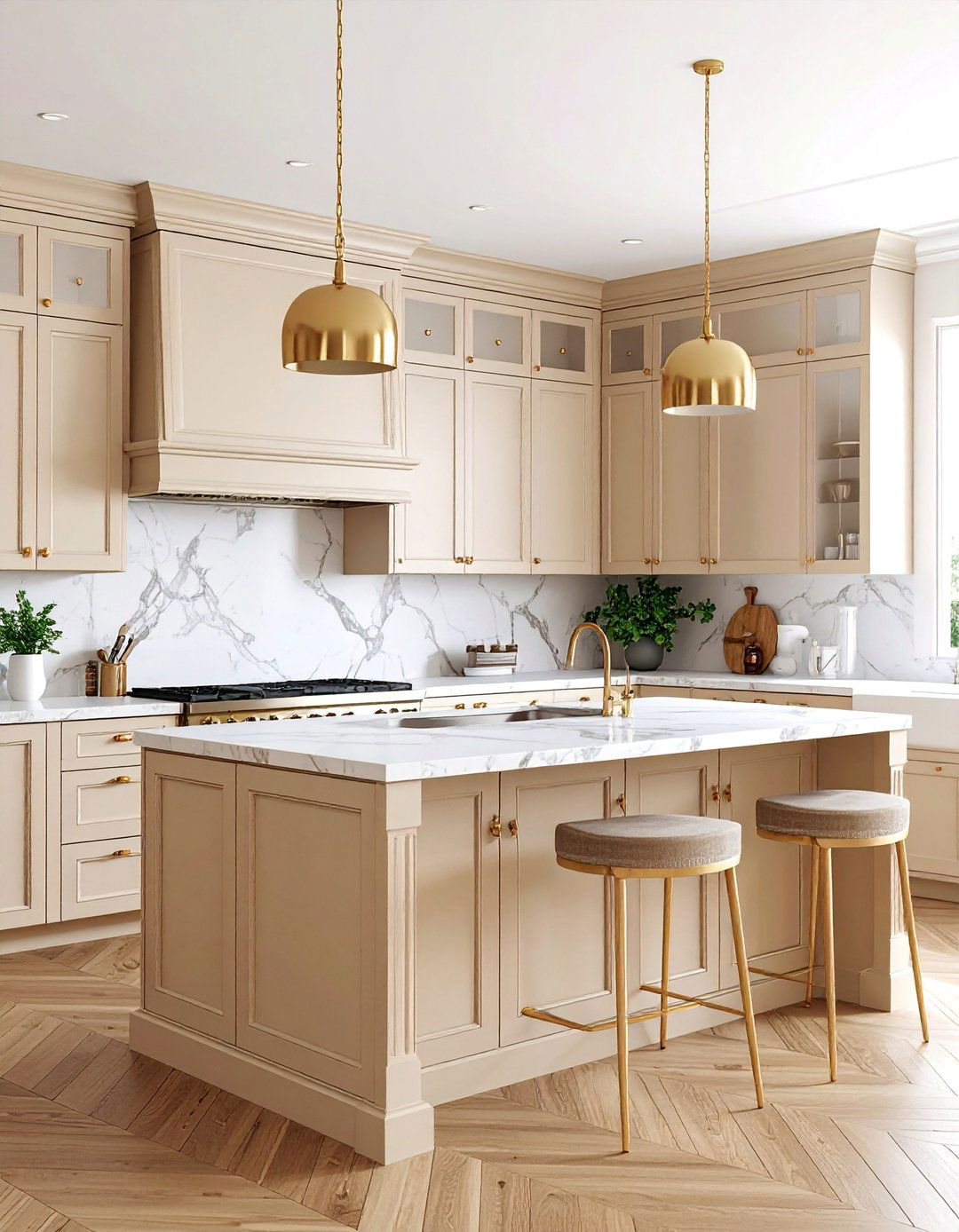 Cream Kitchen Island Soft Sophistication - 25 Kitchen Island Color Ideas
