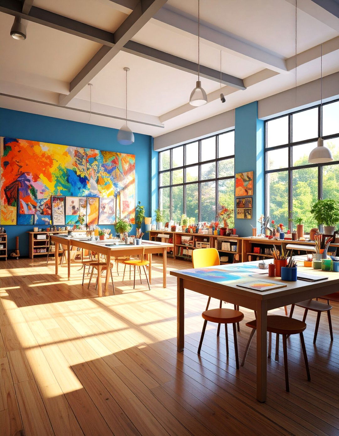 Creative Art and Study Studio - 25 Study Room Ideas