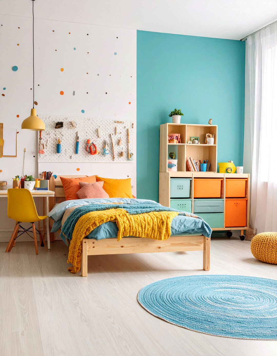 Creative Arts Studio with Organized Supplies - 25 Girl Room Ideas for 10-year-olds