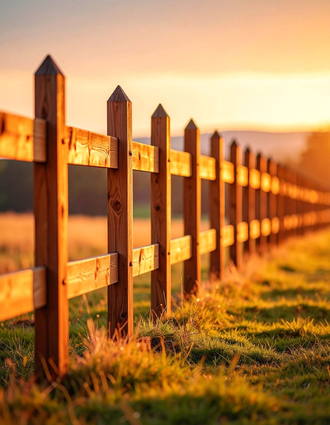 Crossbuck Farm Fence with Pressure Treated Pine - 25 Farm Fence Ideas