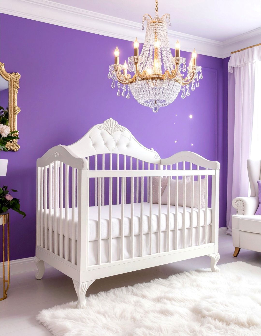 Crown Jewel Glam Nursery - 25 Princess Nursery Ideas
